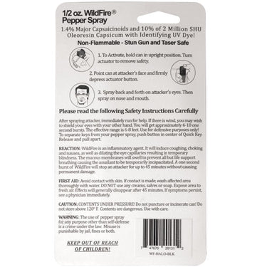 Wildfire 1.4% MC 1/2 Oz Halo Holster